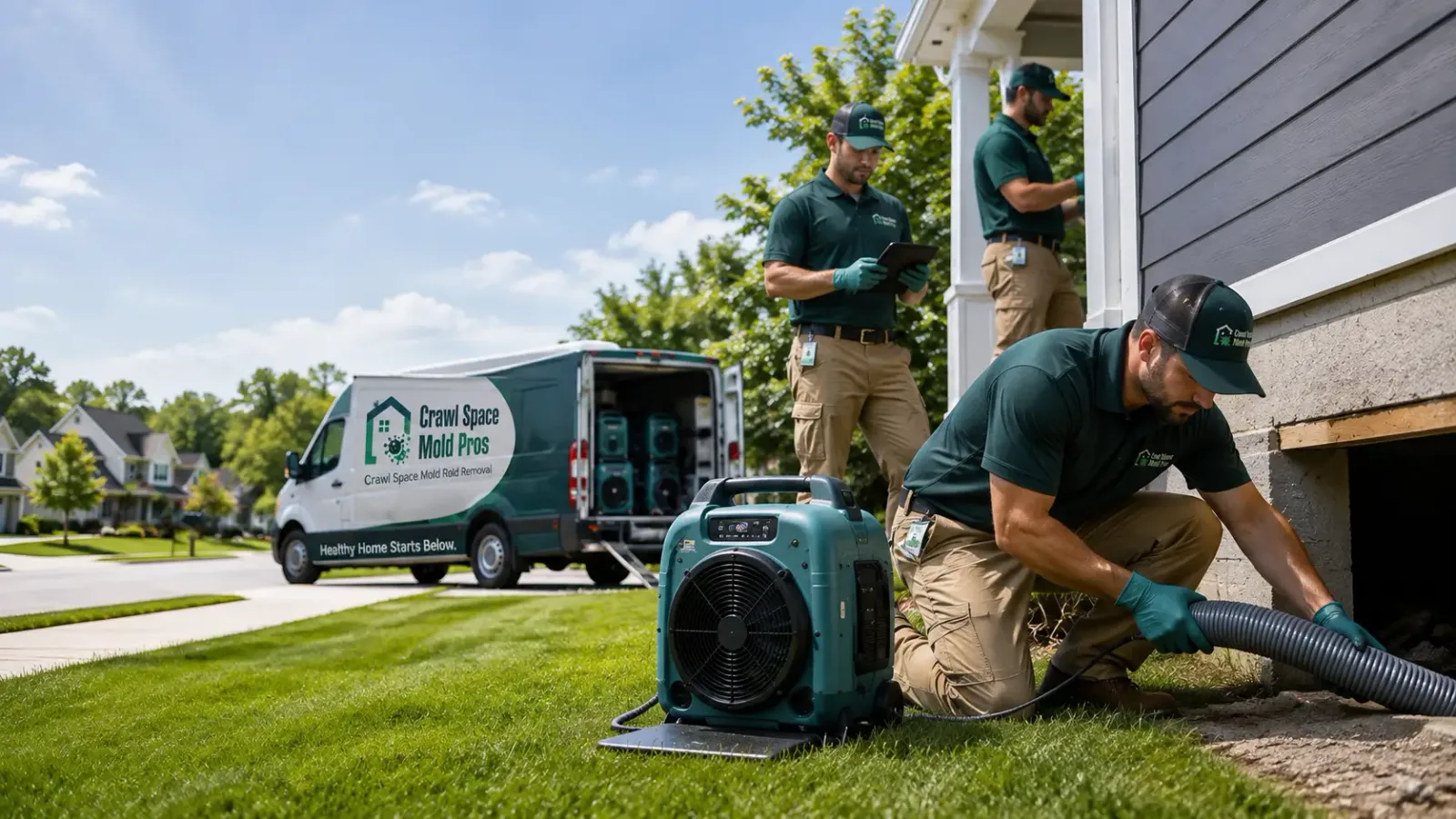 Crawl Space Mold Removal in Gridley, CA